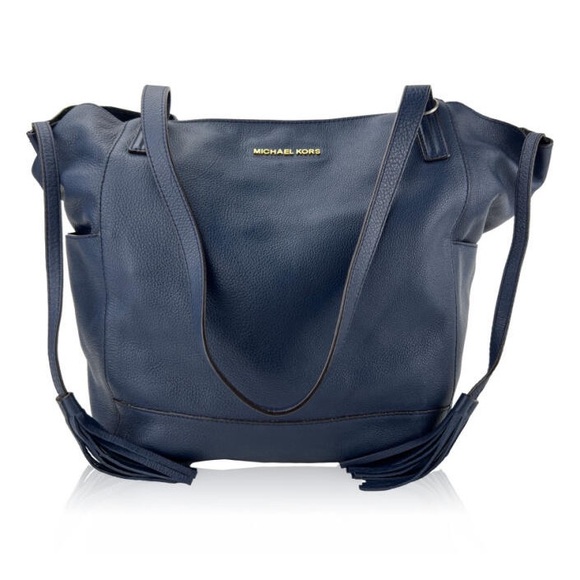 Michael Kors Ashbury Grab Tote Bag Blue - Picture 2 of 13